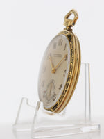 39756: Patek Philippe 18k Pocketwatch, Original Box and Papers