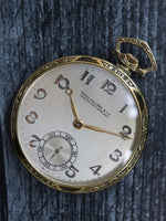 39756: Patek Philippe 18k Pocketwatch, Original Box and Papers