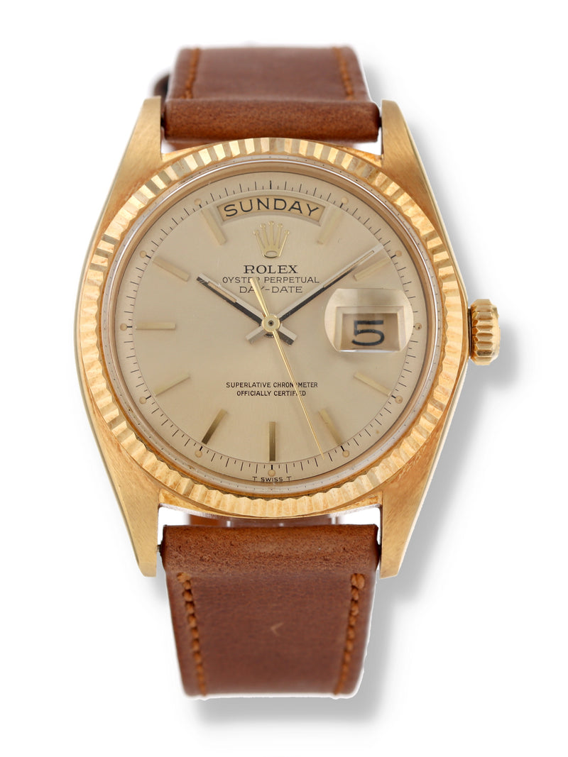 39761: Rolex 18k Yellow Gold Vintage President, Ref. 1803, Circa 1970