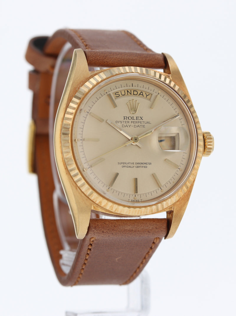 39761: Rolex 18k Yellow Gold Vintage President, Ref. 1803, Circa 1970