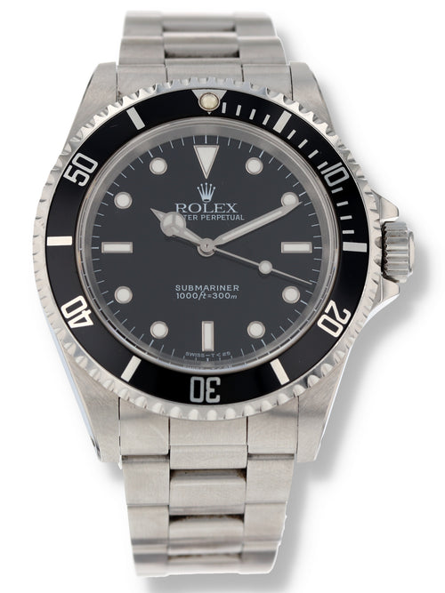 39762: Rolex Submariner "No Date", Ref. 14060, Circa 1991 UNPOLISHED