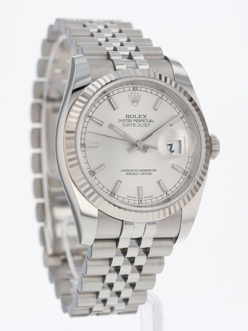 39773: Rolex Datejust 36, Ref. 116234, Box and 2017 Card