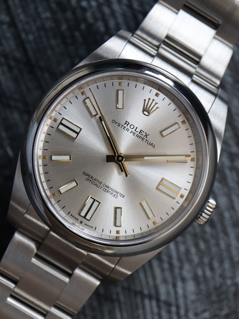 39791: Rolex Oyster Perpetual 41, Ref. 124300, Box and 2022 Card