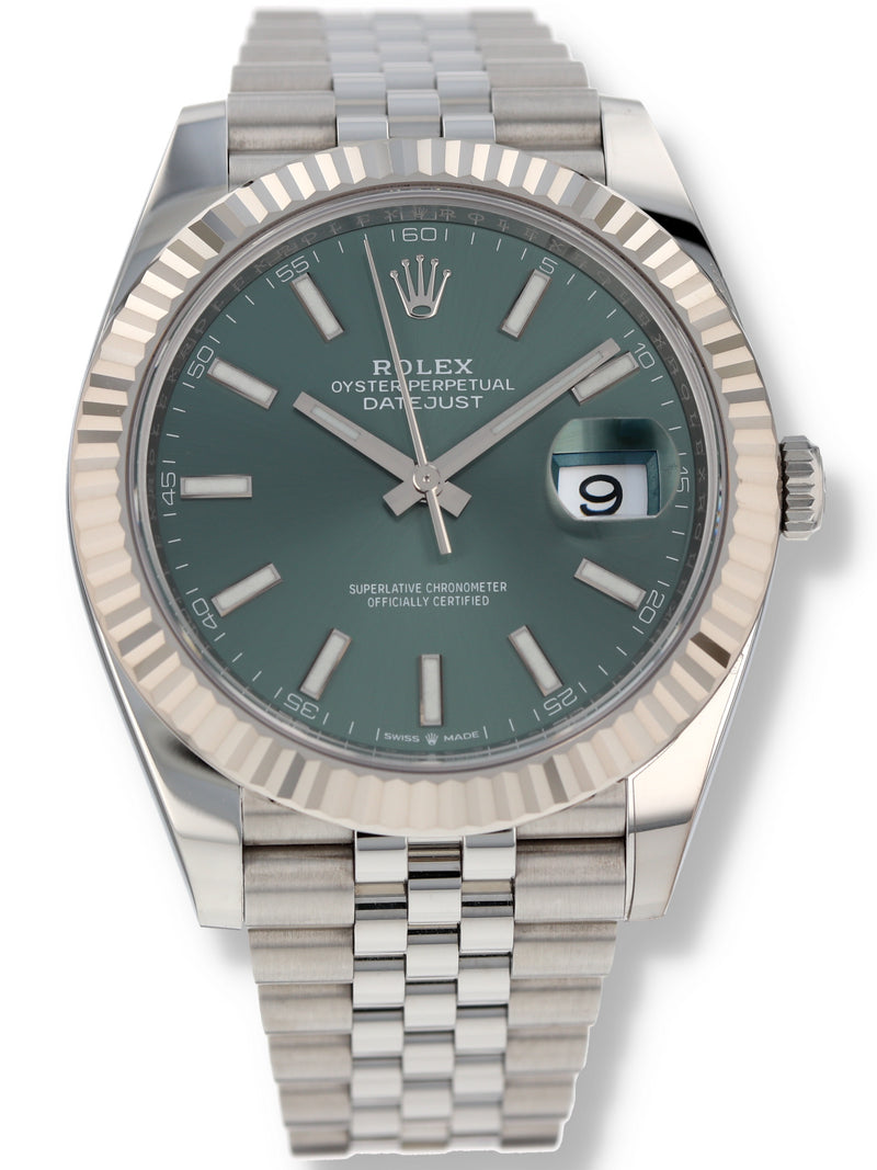 39833: Rolex Datejust 41, Ref. 126334, 2022 Full Set