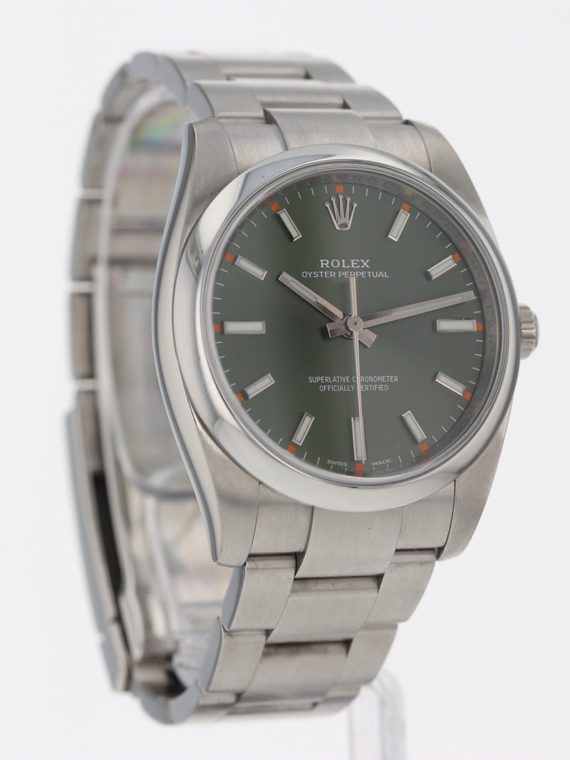 39837: Rolex Oyster Perpetual 34, Ref. 114200, Rolex Box