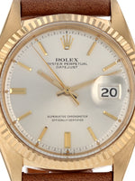 39840: Rolex 18k Yellow Gold Datejust, Ref. 1601, Circa 1968