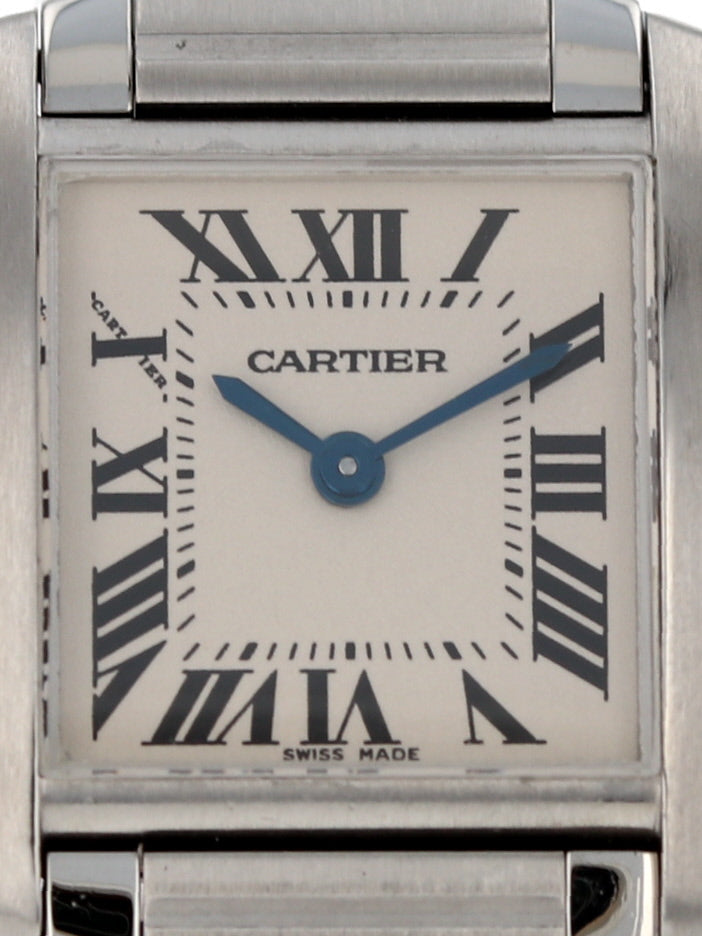 39847: Cartier Ladies Small Tank Francaise, Size 20mm, Quartz