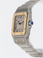 39852: Cartier Medium Santos Galbee, Quartz, Ref. 1566