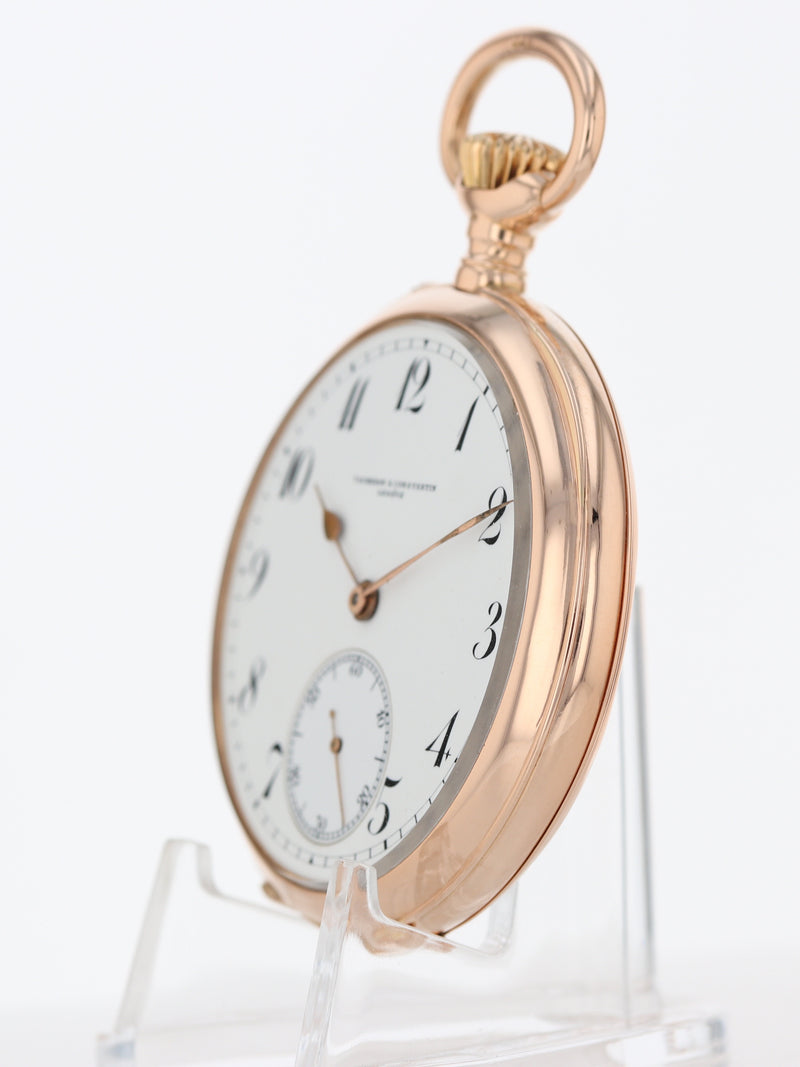 39860: Vacheron & Constantin 18k Yellow Gold Pocketwatch, Size 50mm