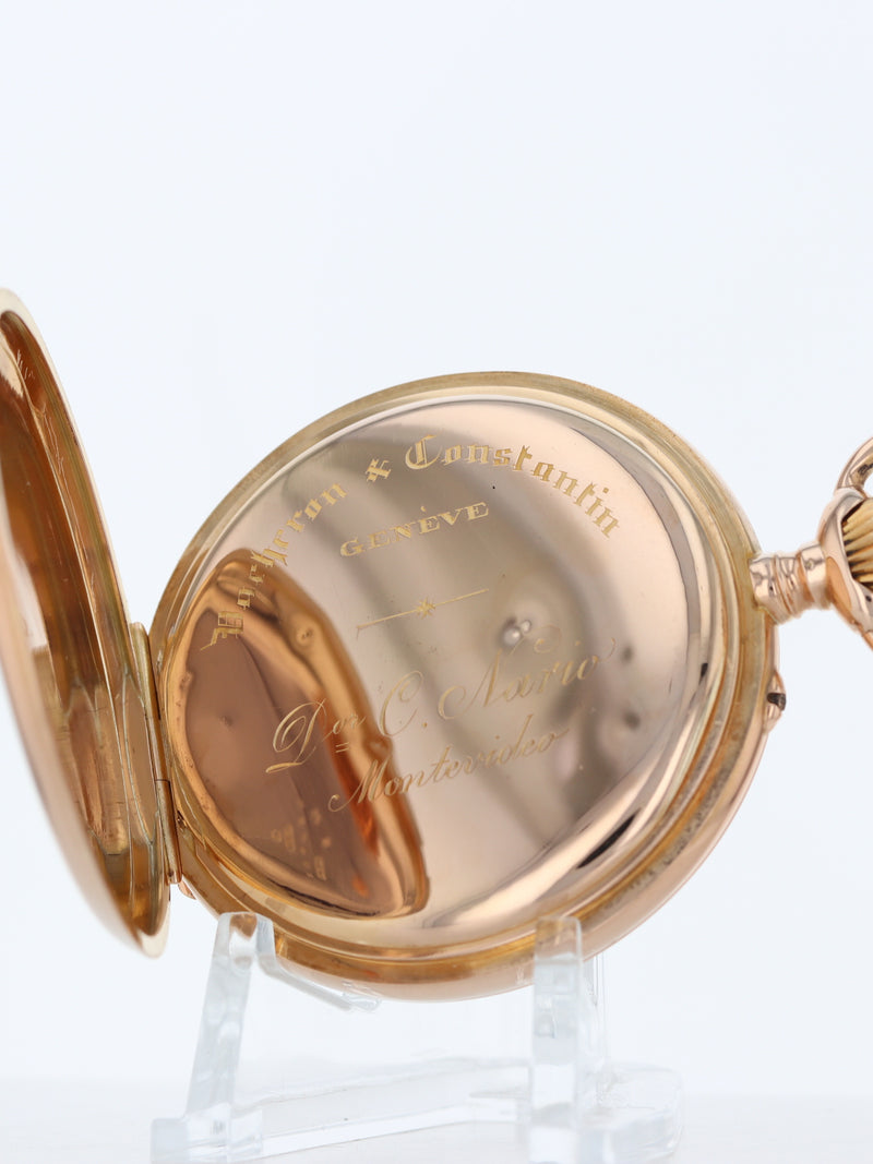 39860: Vacheron & Constantin 18k Yellow Gold Pocketwatch, Size 50mm