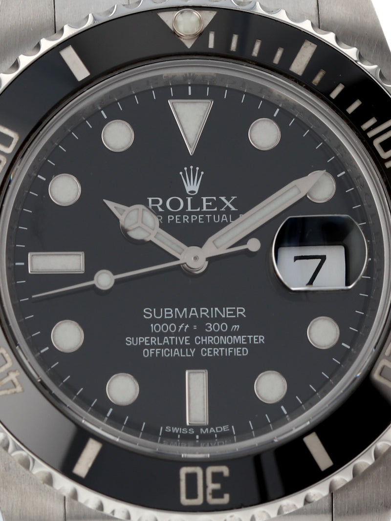 39873: Rolex Submariner 40, Ref. 116610LN, Box and Card