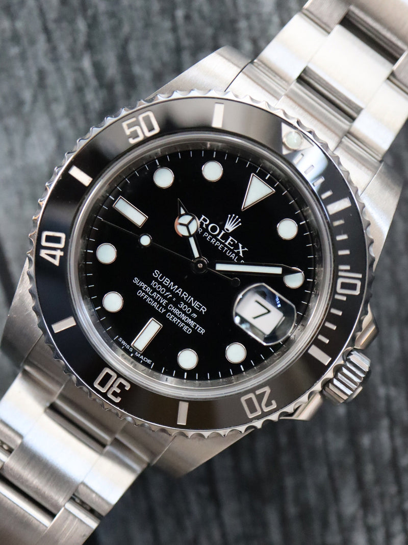 39873: Rolex Submariner 40, Ref. 116610LN, Box and Card