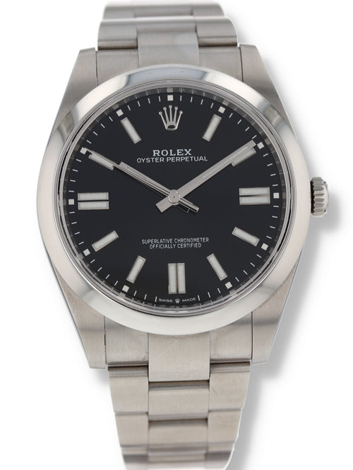 39874: Rolex Oyster Perpetual 41, Ref. 124300, 2023 Full Set