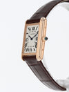 39895: Cartier 18k Rose Gold Tank Louis Large Model, Ref. WGTA0011, Box and Card