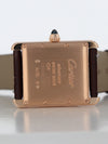 39895: Cartier 18k Rose Gold Tank Louis Large Model, Ref. WGTA0011, Box and Card