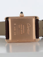 39895: Cartier 18k Rose Gold Tank Louis Large Model, Ref. WGTA0011, Box and Card