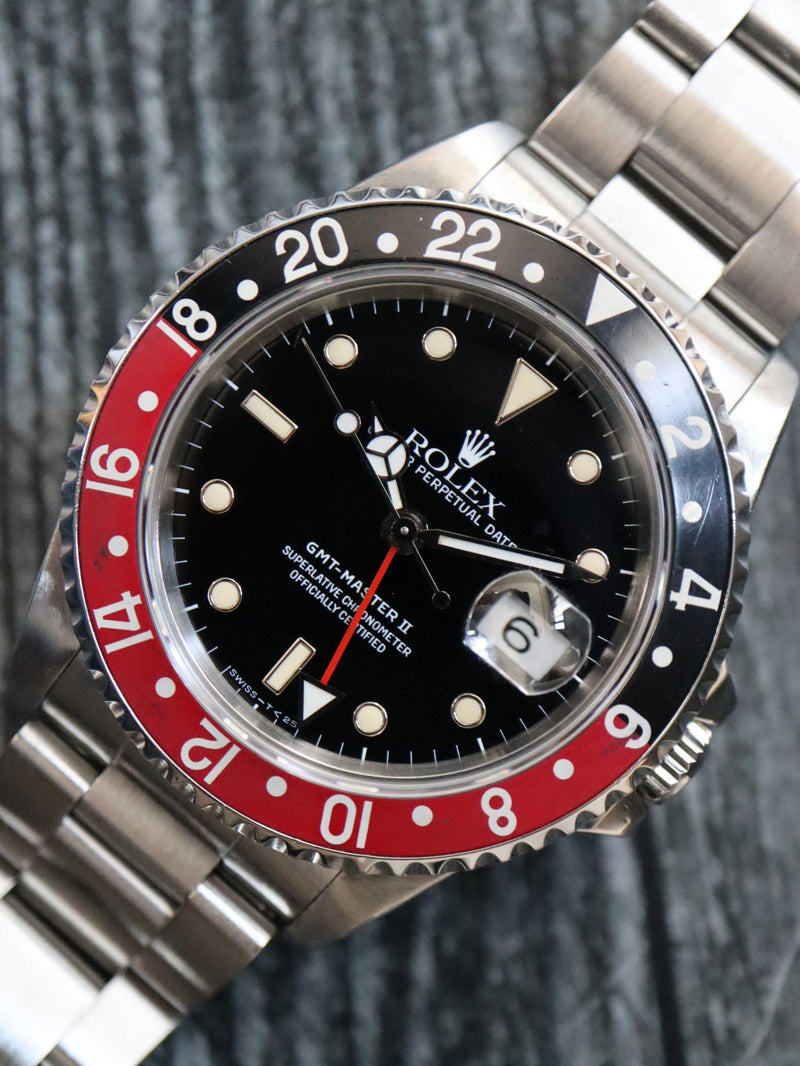 39901: Rolex GMT-Master II "Coke", Ref. 16710, Circa 1991