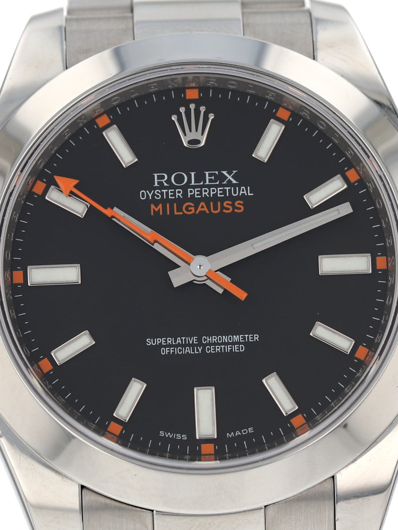 39902: Rolex Milgauss, Ref. 116400, Rolex Card 2009