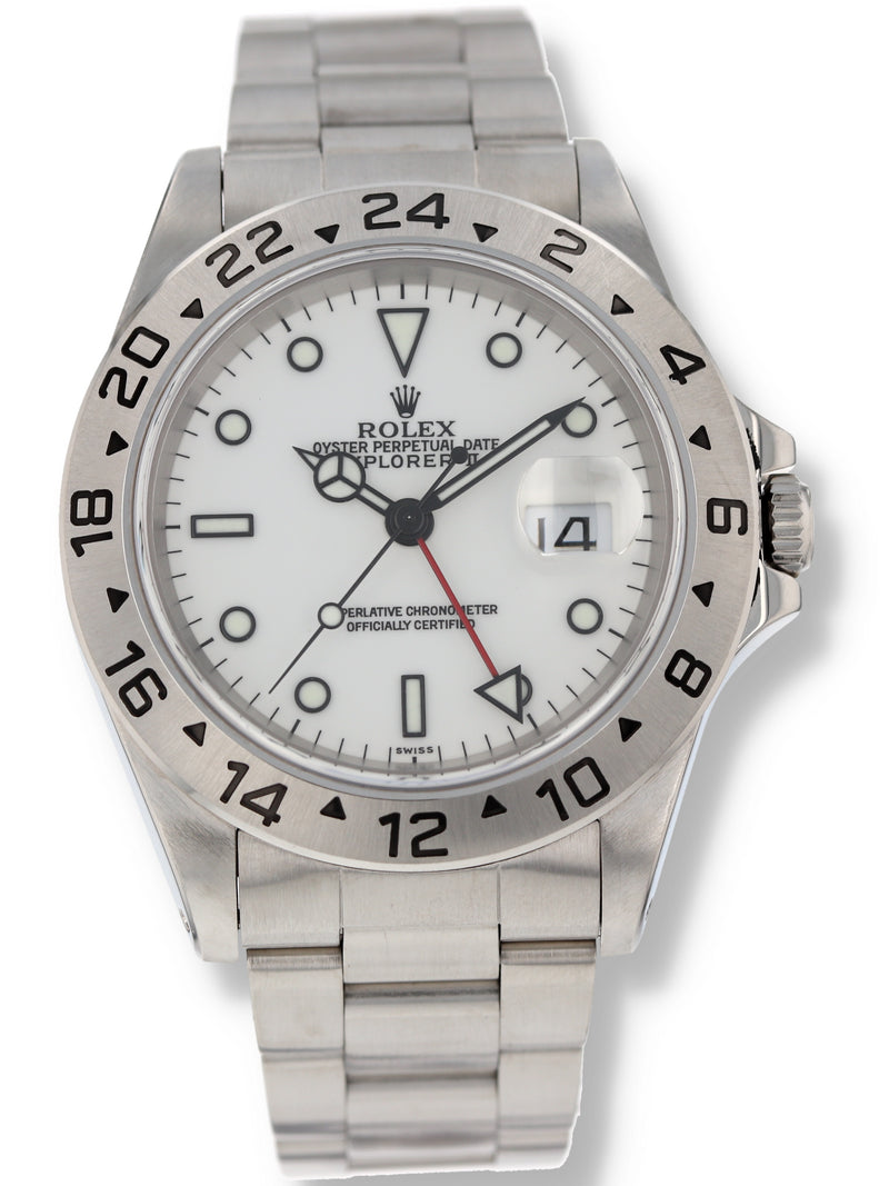 39915: Rolex Explorer II, Ref. 16570, Box and Papers 1999