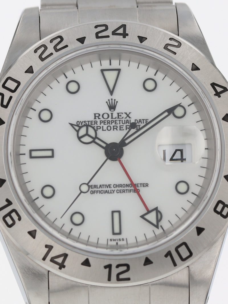 39915: Rolex Explorer II, Ref. 16570, Box and Papers 1999