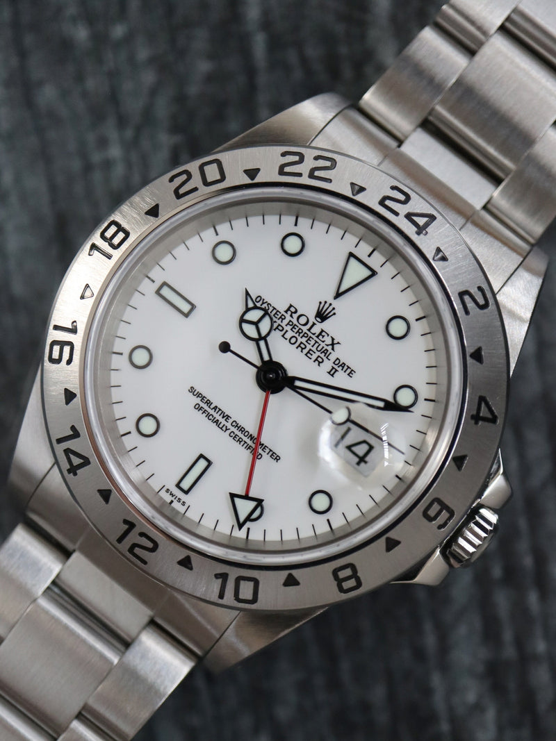 39915: Rolex Explorer II, Ref. 16570, Box and Papers 1999