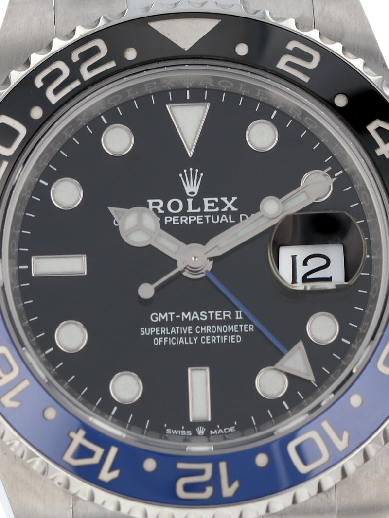 39918: Rolex GMT-Master II "Batman", Ref. 126710BLNR, 2021 Full Set