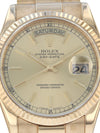 39937: Rolex 18k Yellow Gold Day-Date 36, Ref. 118238, Box + Papers 2001