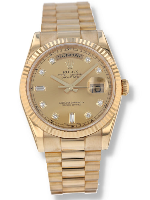 39942: Rolex Day-Date 36, Ref. 118238, Box and Papers 2006