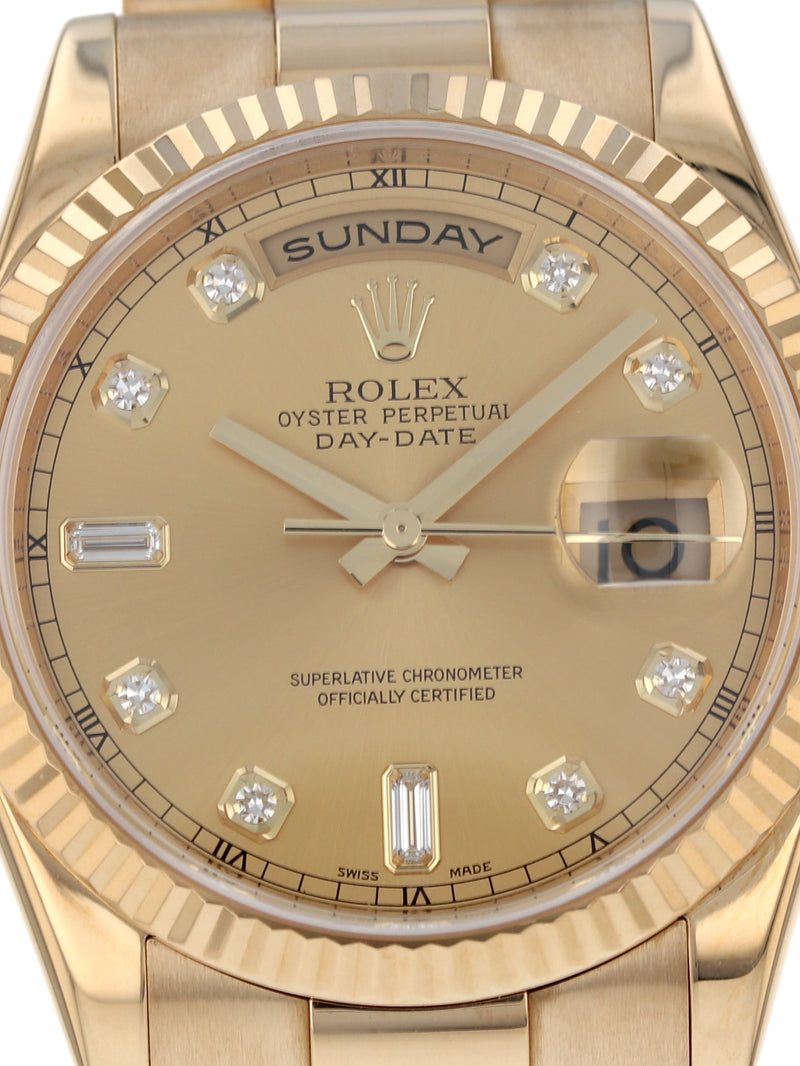 39942: Rolex Day-Date 36, Ref. 118238, Box and Papers 2006