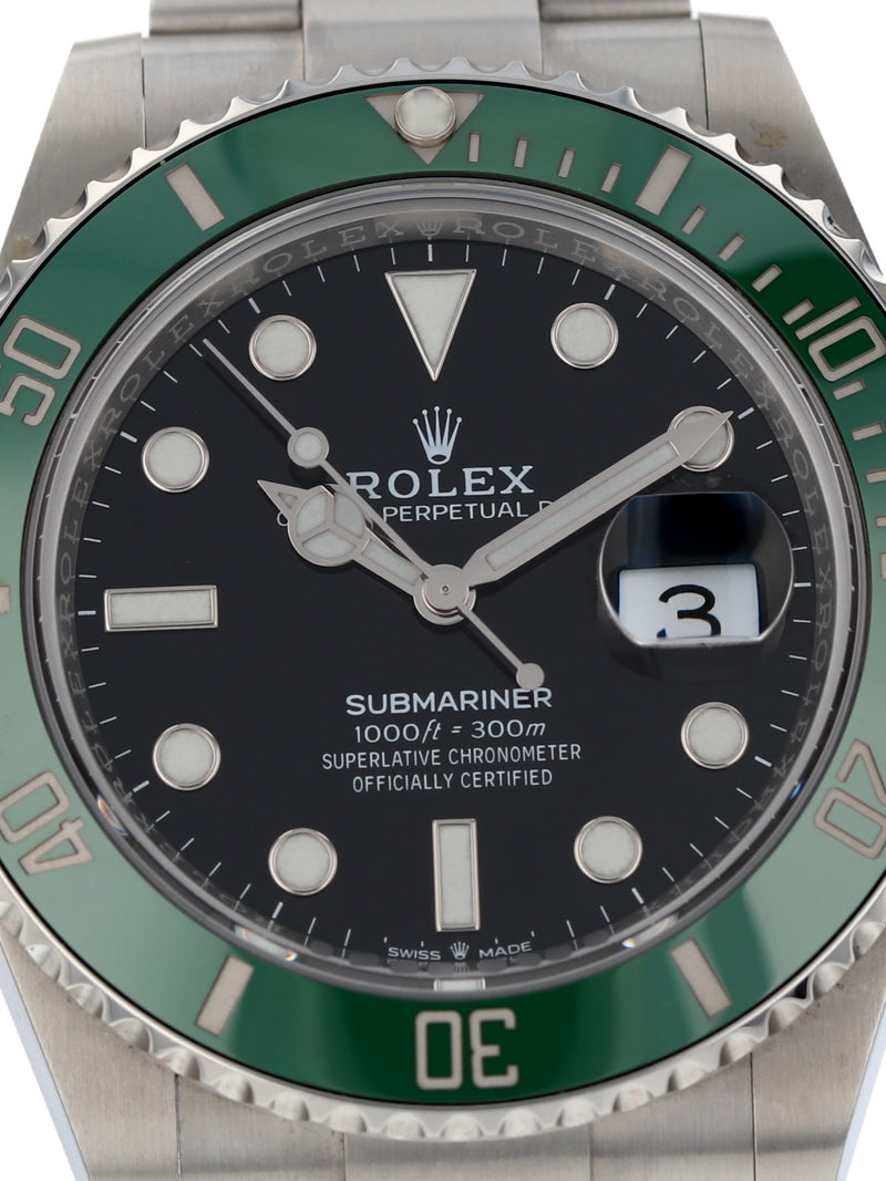 39954: Rolex Submariner 41, "Starbucks," Ref. 126610LV, Box and 2022 Card