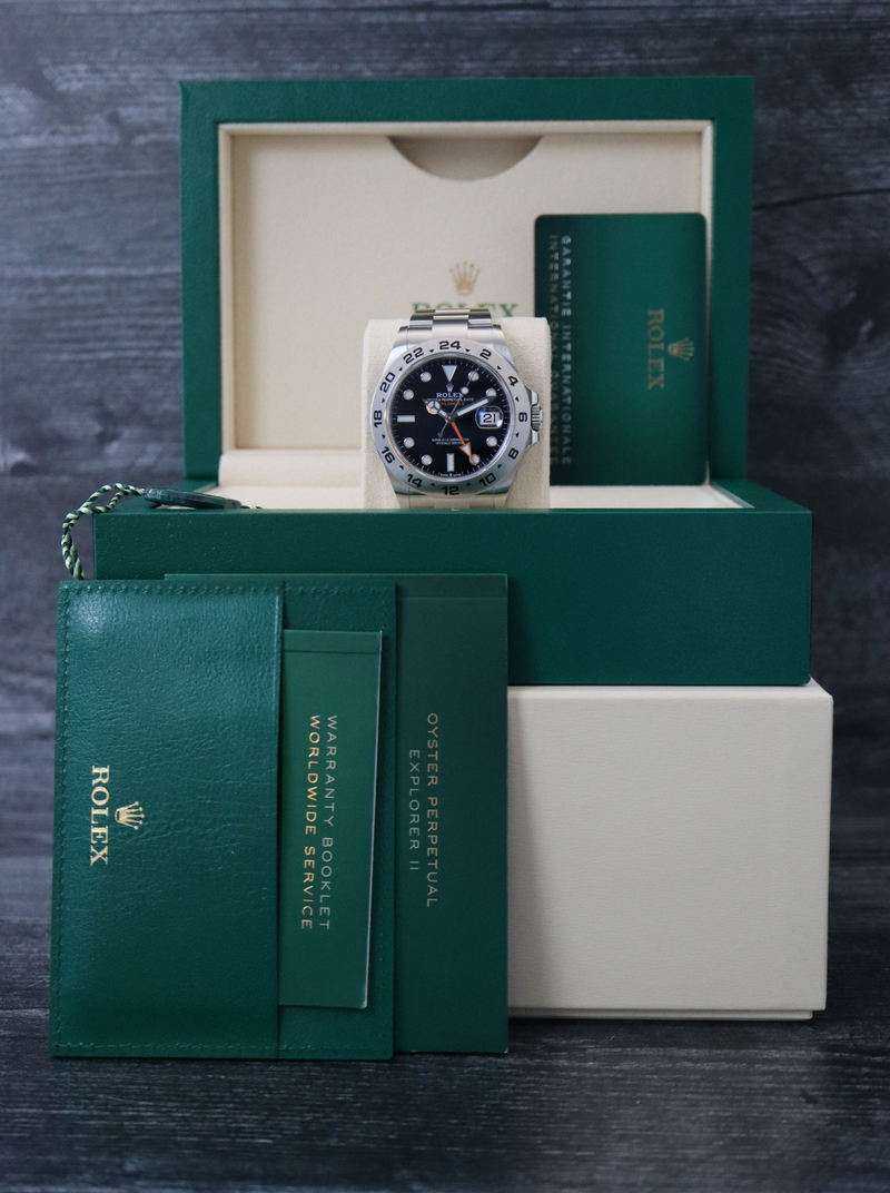 39958: Rolex Explorer II  42mm, Ref. 226570, Box + 2021 Card