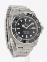 39963: Rolex Submariner 41 "No Date", Ref. 124060, 2024 Full Set UNWORN