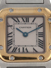 39976: Cartier Small Santos Galbee, Quartz, Ref. W20045C4, Box and Papers