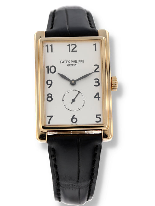 39983: Patek Philippe 18k Yellow Gold Gondolo, Manual, Ref. 5009