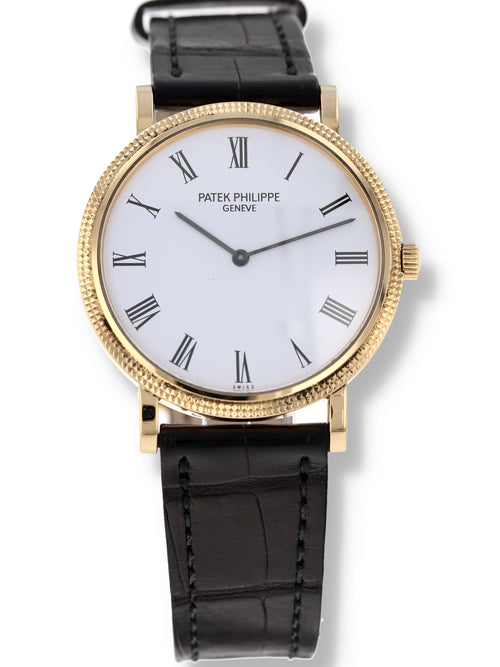 39991: Patek Philippe 18k Calatrava, Automatic, Ref. 5120J, Box and Papers 2012