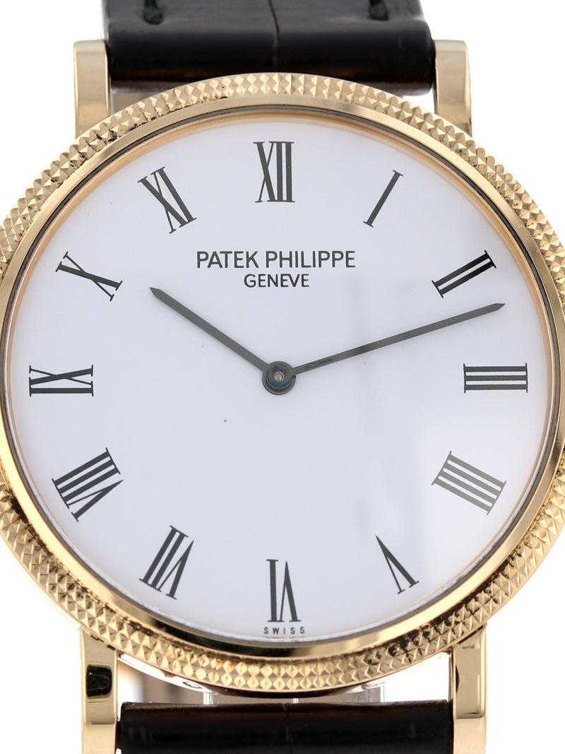 39991: Patek Philippe 18k Calatrava, Automatic, Ref. 5120J, Box and Papers 2012