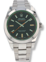 39995: Rolex Milgauss, Ref. 116400GV, 2022 Full Set