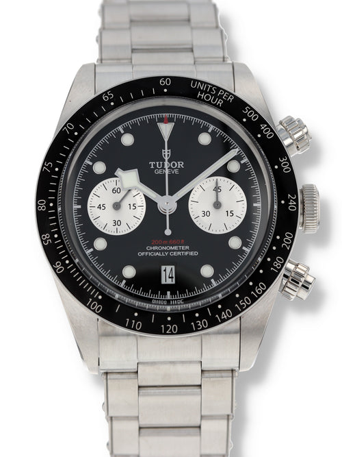 39996: Tudor Black Bay Chronograph, Ref. 79360N, Box and 2022 Card