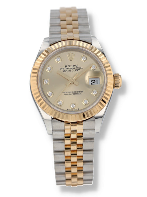 40009: Rolex Ladies Datejust 28, Ref. 279173, Box and 2020 Card