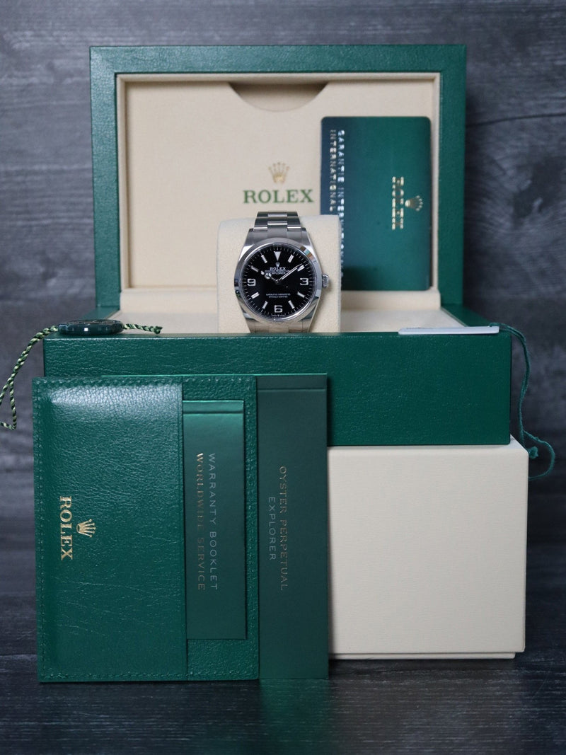 40010: Rolex Explorer 36, Ref. 124270, 2023 Full Set