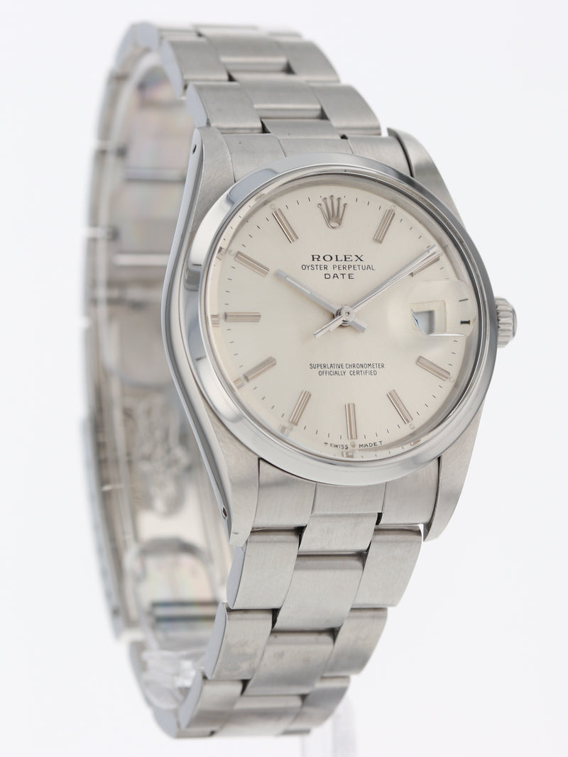 40017: Rolex Date 34mm, Ref. 15000, Circa 1988