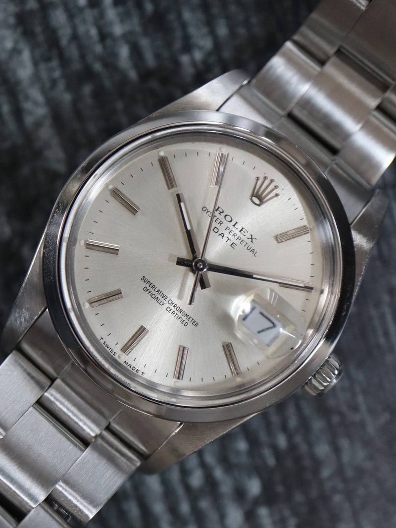 40017: Rolex Date 34mm, Ref. 15000, Circa 1988