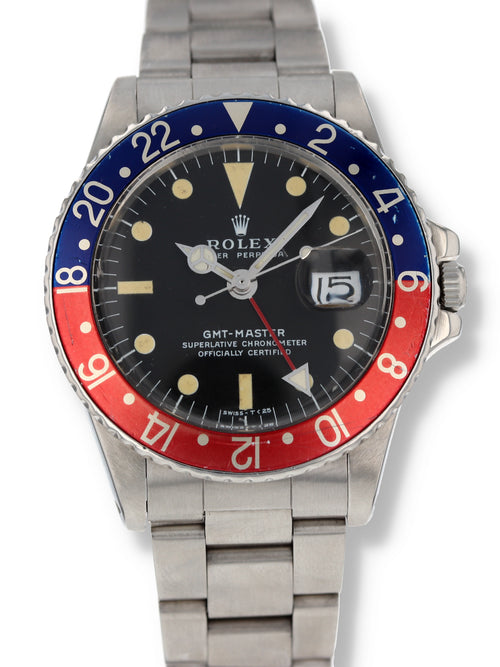 40019: Rolex Vintage GMT-Master, Ref. 1675, Circa 1977