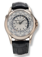 40060: Patek Philippe 18k White Gold World Time, Automatic, Ref. 5130G, Archive Papers 2007