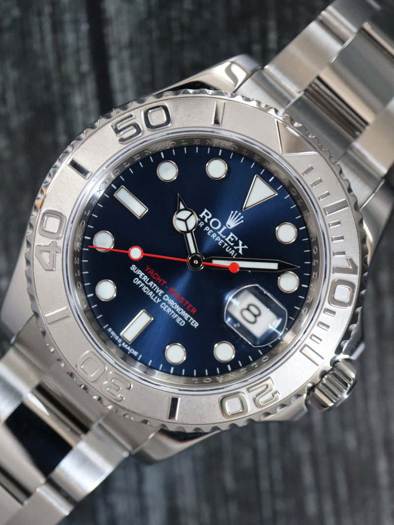 40063: Rolex Yacht-Master 40, Ref. 116622, Blue Dial