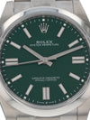 40070: Rolex Oyster Perpetual 41, Green Dial, 2022 Full Set