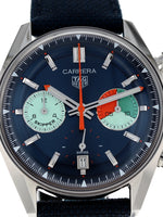 40072: Tag Heuer Carrera Chronograph Skipper, Ref. CBS2213, Box and Card 2024, UNWORN