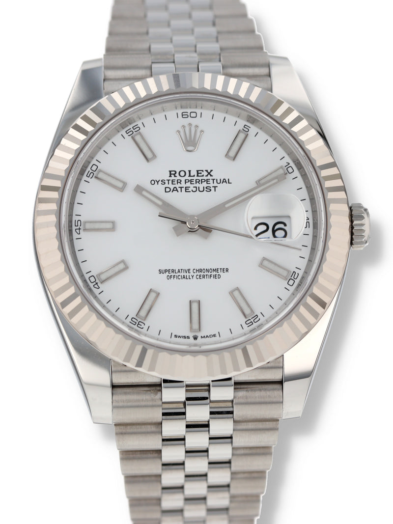 40073: Rolex Datejust 41, Ref. 126334, Box and 2024 Card