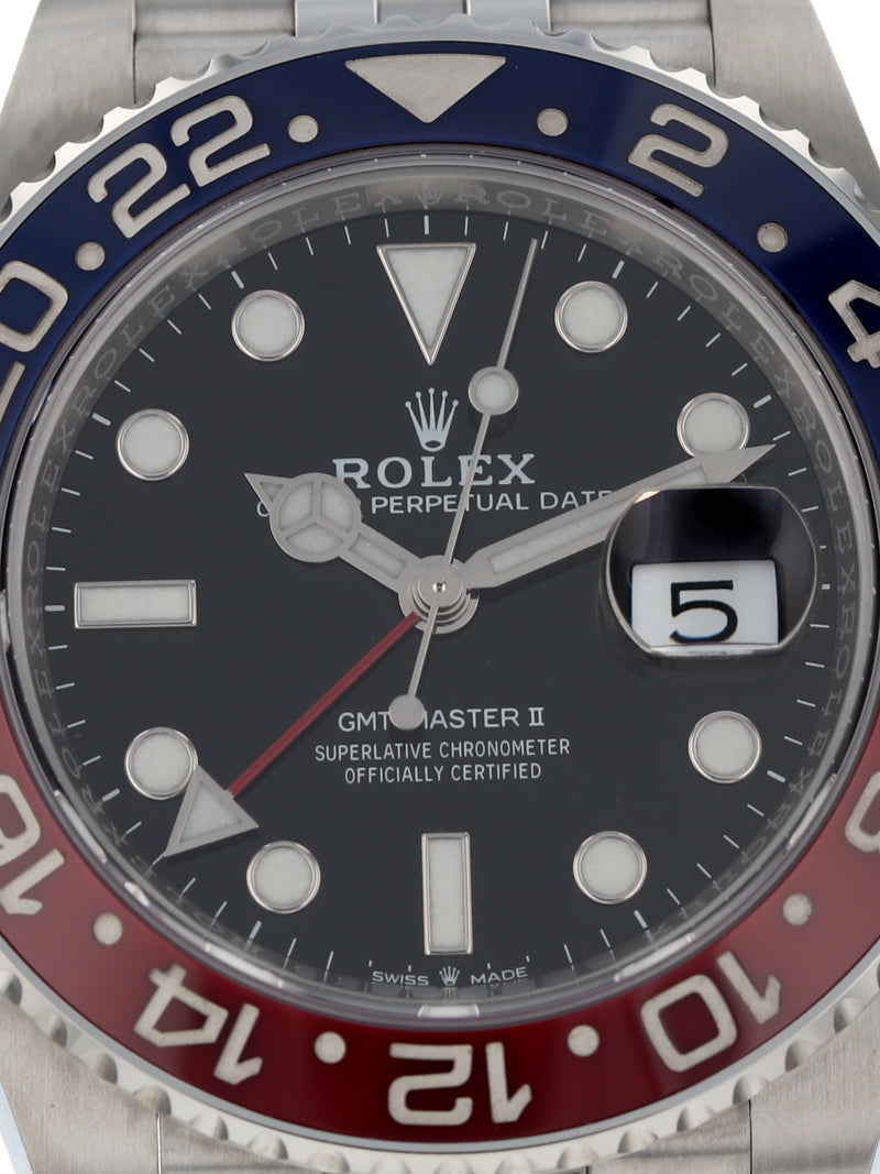 40077: Rolex GMT-Master II "Pepsi", Ref. 126710BLRO, 2019 Full Set