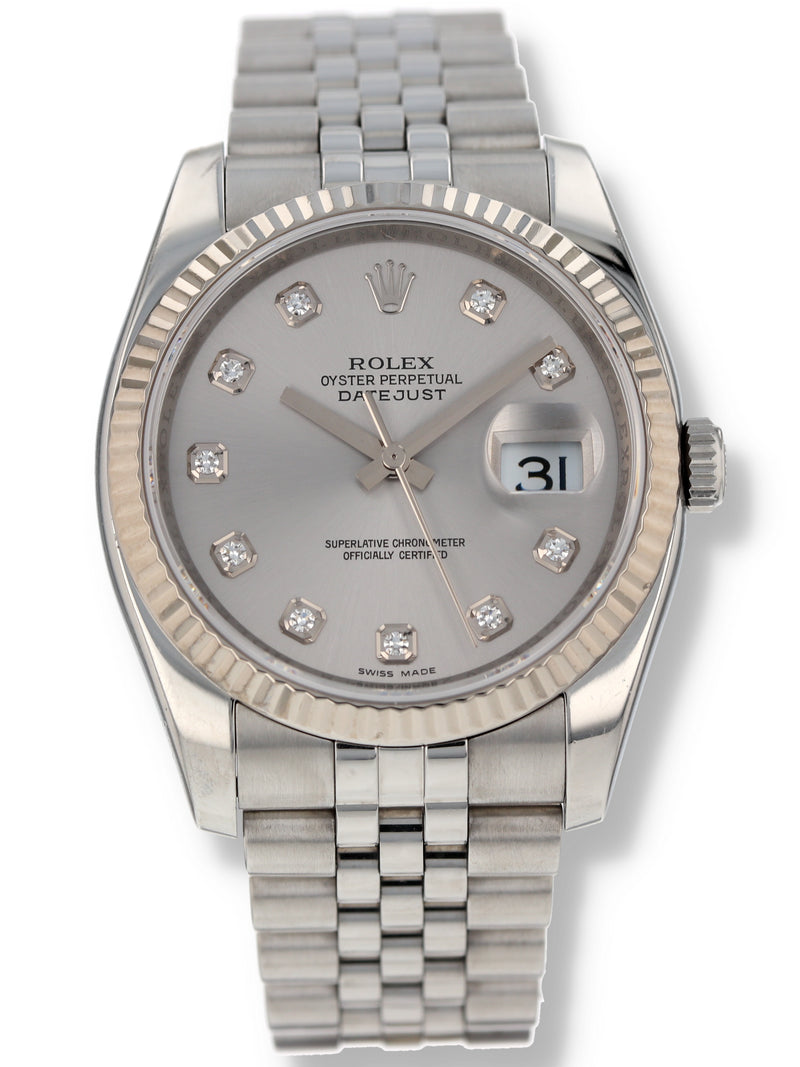 40089: Rolex Datejust 36, Ref. 116234, Box and 2010 Card